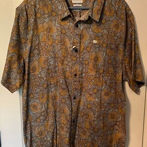 Quicksilver Floral Patterned Men's Shirt